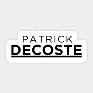 Patrick DeCoste - Logo Sticker